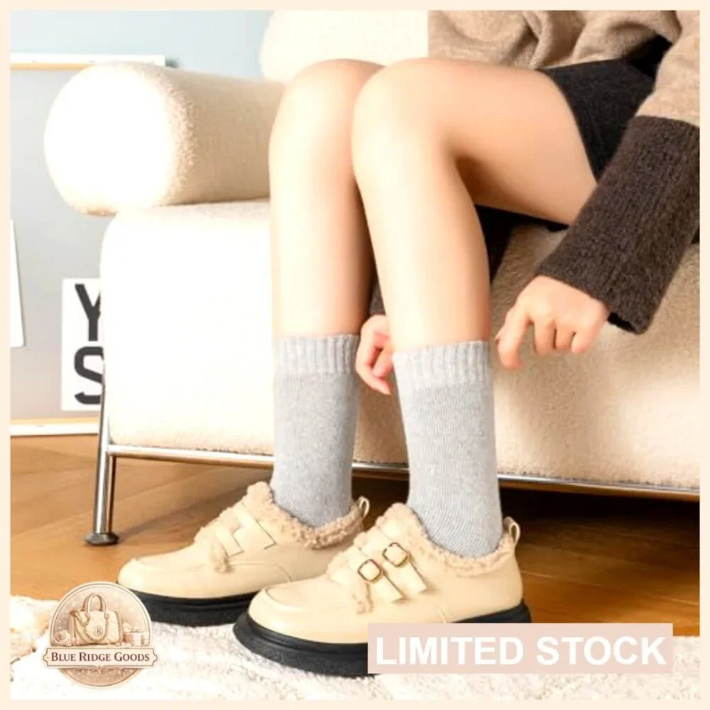 Wool Blend Thermal Socks Ultra-Warm Breathable Crew Boot Cozy Winter Wear
